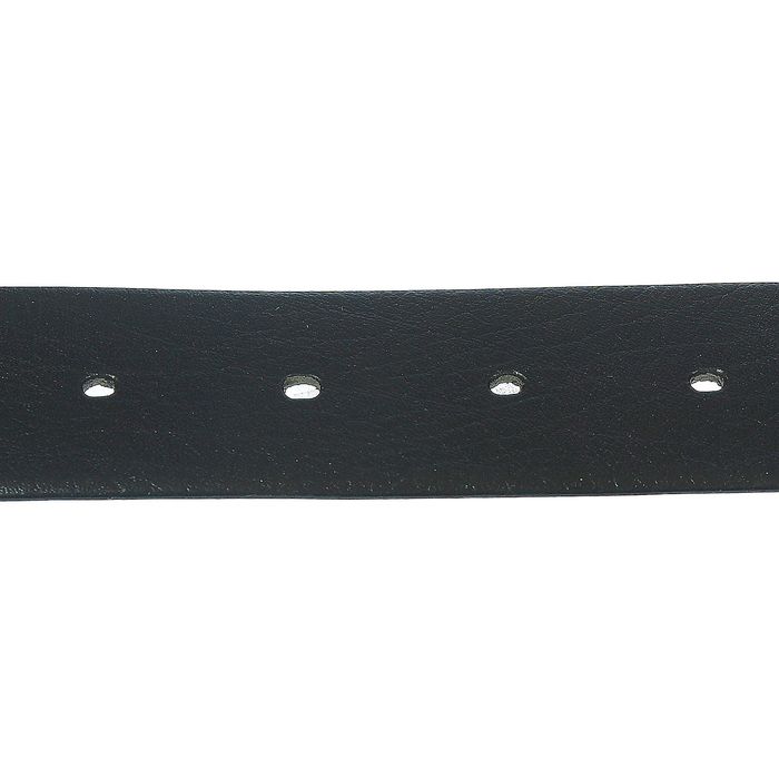 Ремень мужской гладкий "Классика", винт, пряжка под металл, ширина - 3,5см, чёрный