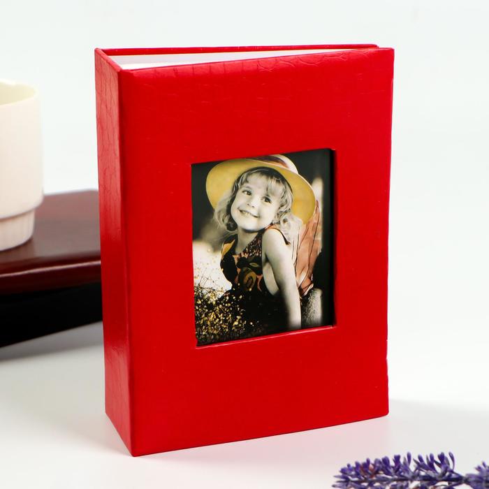 Фотоальбом на 100 фото 10х15 см "Стильный", микс