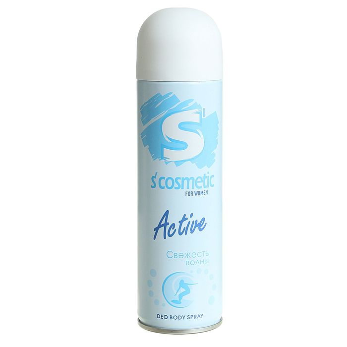 Дезодорант женский S’cosmetic "Свежесть волны", 145 мл