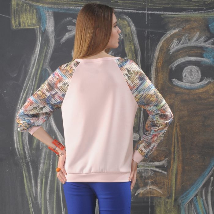 Джемпер 4866б, размер 46, рост 164 см, цвет светло-розовый