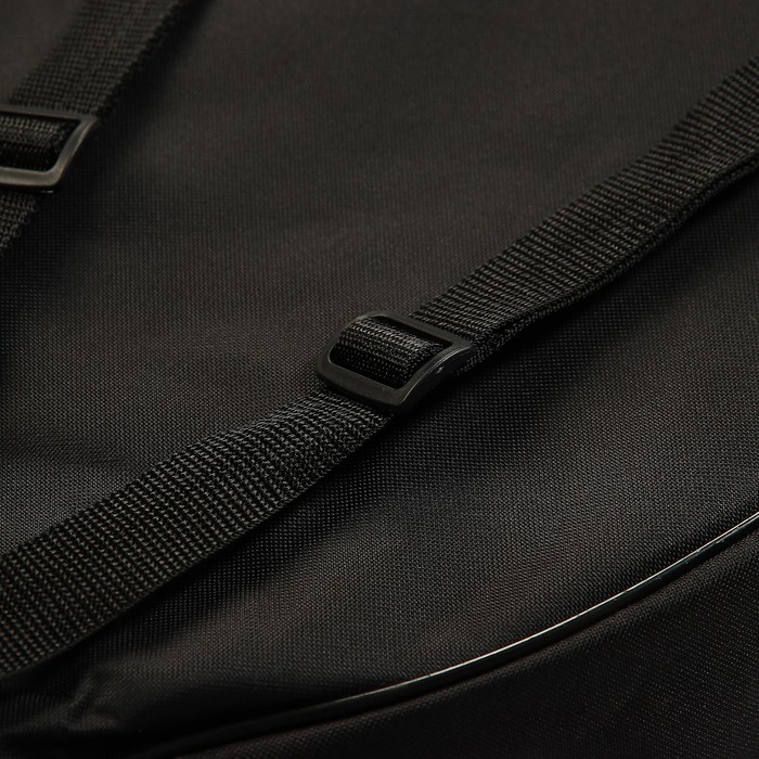 Чехол для гитары классический, утеплённый, с 2 ремнями, объёмные карманы, микс