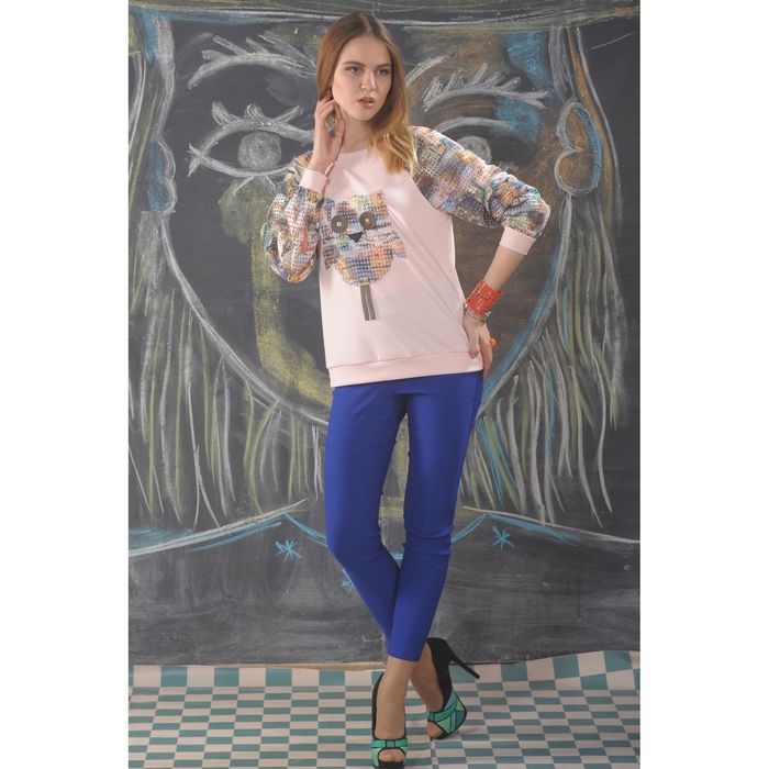 Джемпер 4866б, размер 44, рост 164 см, цвет светло-розовый