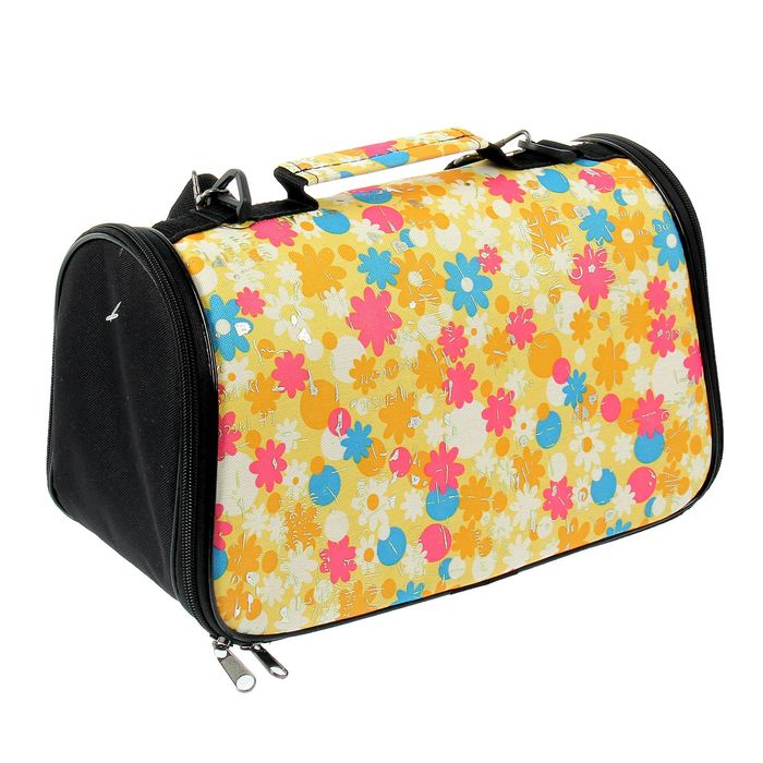 Сумка-переноска раскладная малая, 37х20х22 микс цветов