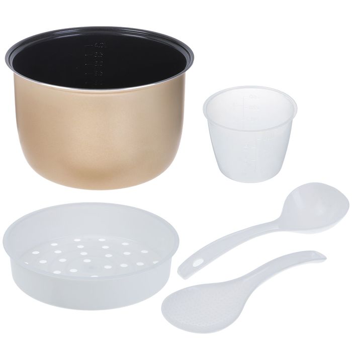 Мультиварка LuazON LМS-9512, LED, 13 программ, 900 Вт, 5 л, чаша с керамическим покрытием