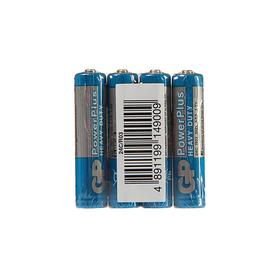 Батарейка солевая GP PowerPlus Heavy Duty, AAA, R03-4S, 1.5В, спайка, 4 шт. от Сима-ленд