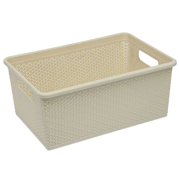 Корзина универсальная 15 л Natural Style, цвет МИКС