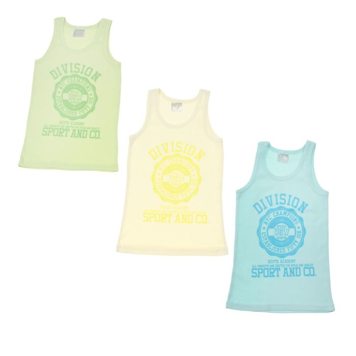 Майка детская для мальчика, рост 140 см (68), цвет МИКС (арт. с9-20П)