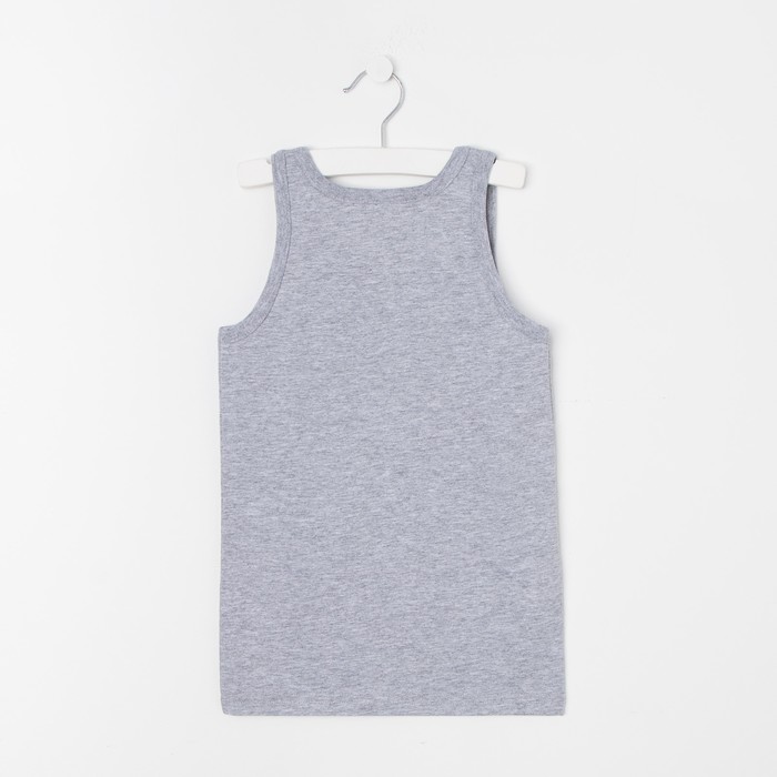 Майка детская для мальчика, рост 110 см (56), цвет меланж (арт. с102-4)