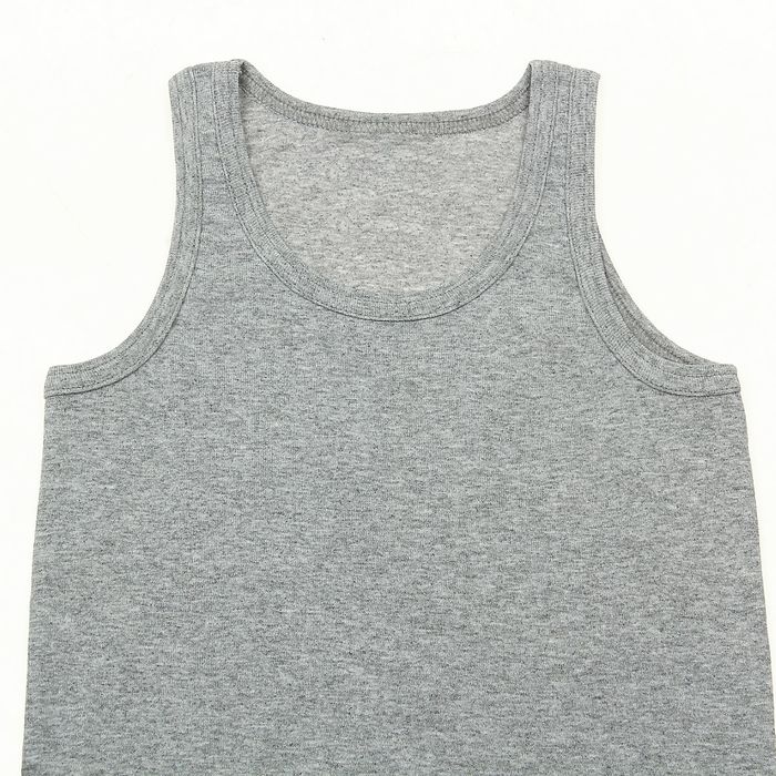 Майка детская для мальчика, рост 98 см (52), цвет меланж (арт. с9-20)