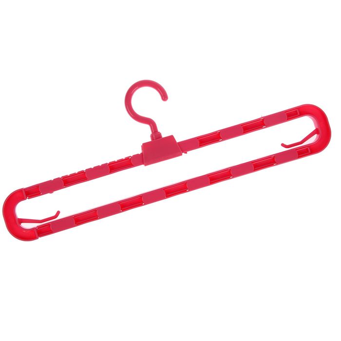 Вешалка раздвижная 15х41,5(69,6) см, цвет МИКС