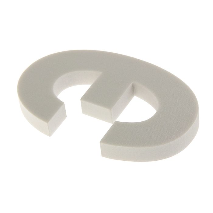 Форма из пенопласта буква "Э", 18 х 11 х 2 см