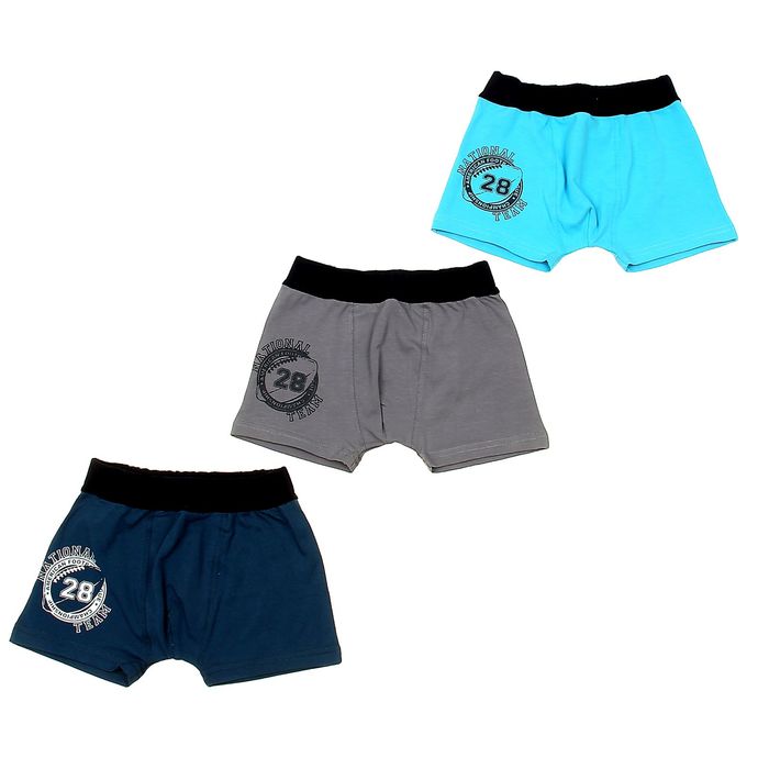 Трусы детские для мальчика, рост 64 см, цвет МИКС (арт. с718Б-16П)