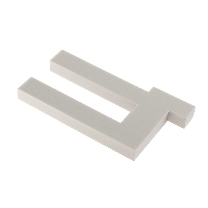 Форма из пенопласта буква "Ц", 20,5 х 11,5 х 2 см