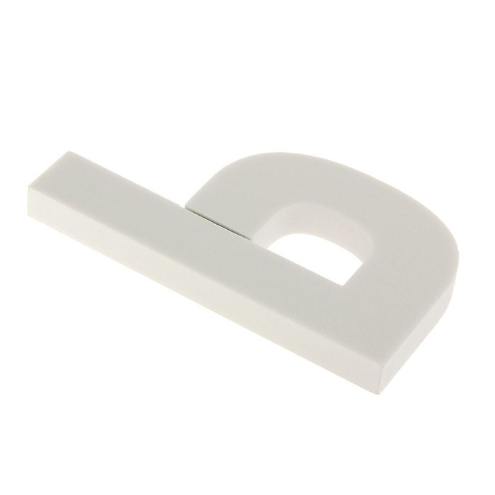 Форма из пенопласта буква "Ь", 18 х 9 х 2 см