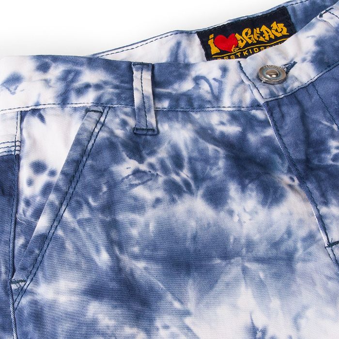 Бриджи для мальчика "Варенка", рост 140 см, цвет синий (арт. 91025б)