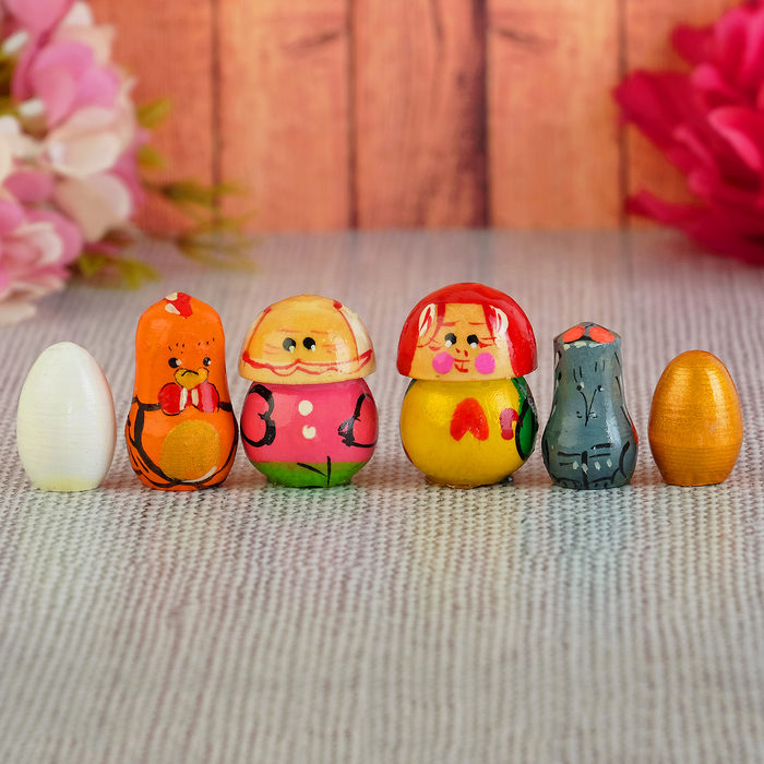 Пальчиковый театр "Курочка Ряба", 6 шт.