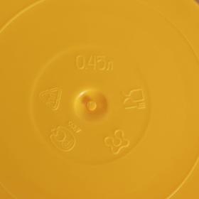Контейнер пищевой 450 мл с герметичной крышкой, цвет жёлтый от Сима-ленд