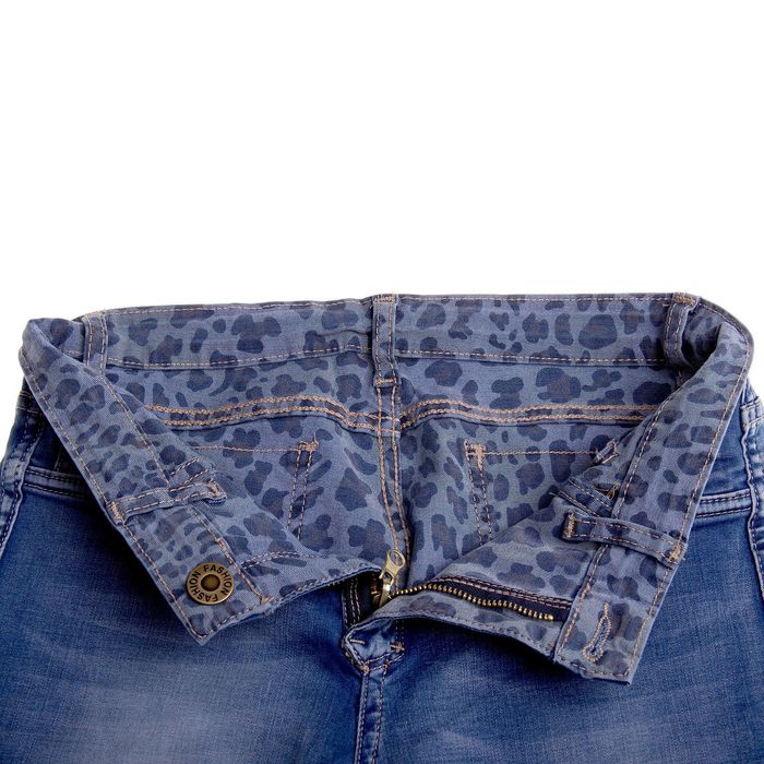 Джинсы двусторонние для девочки, рост 146 см, цвет "reversible" 87613б