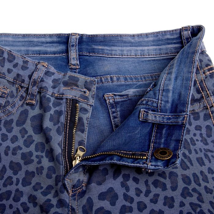 Джинсы двусторонние для девочки, рост 146 см, цвет "reversible" 87613б