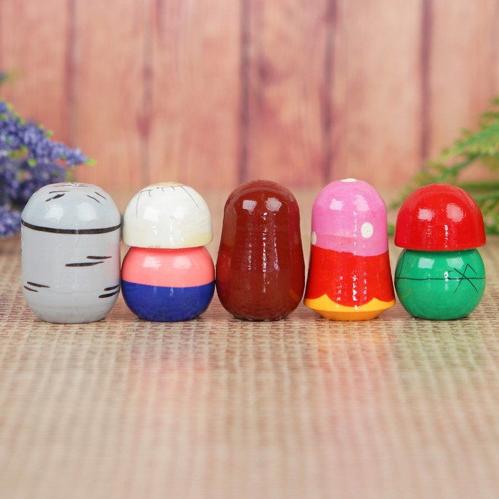 Пальчиковый театр "Маша и медведь" 5 шт., МИКС