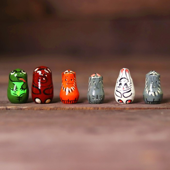 Пальчиковый театр "Теремок", 6 шт.