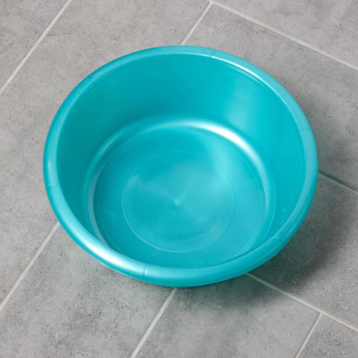 Таз 4,5 л круглый, цвет МИКС