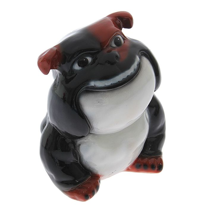 Копилка "Собака Ровер" глянец, чёрный