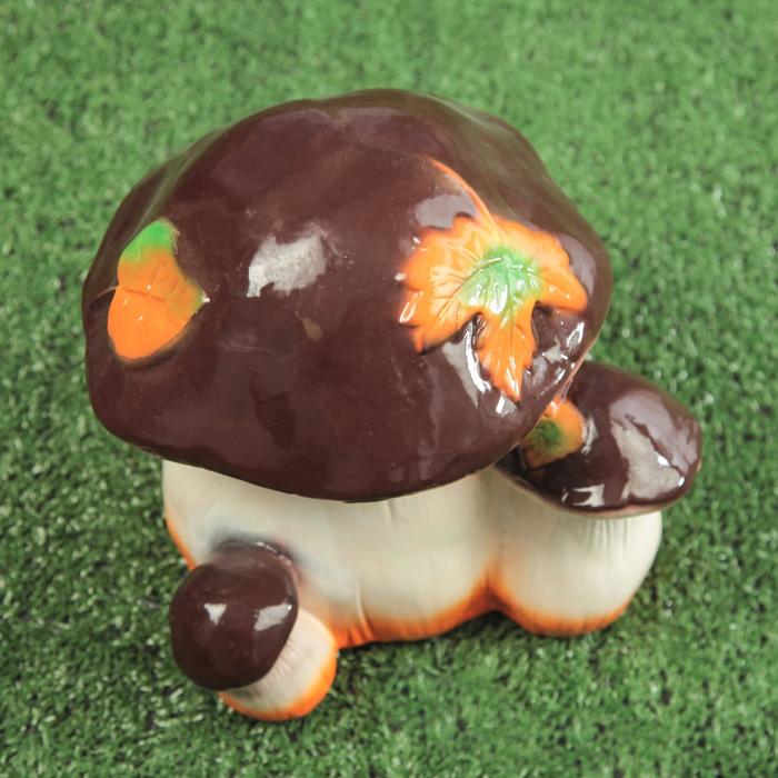 Садовая фигура "Гриб тройной" глянец