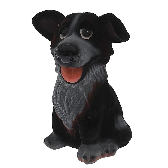 Копилка "Собака Джек" флок, чёрный