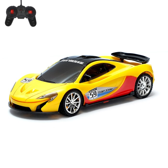 Машина радиоуправляемая "СуперКар", с аккумулятором, световые и звуковые эффекты, цвета МИКС