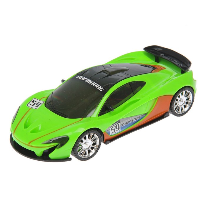 Машина радиоуправляемая "СуперКар", с аккумулятором, световые и звуковые эффекты, цвета МИКС