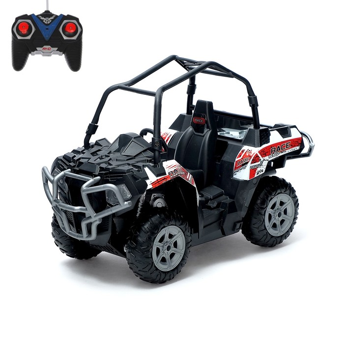 Машина радиоуправляемая "Багги", световые эффекты, цвета МИКС