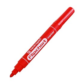 

Маркер для флипчарта 5.0 мм Centropen 8550 FLIPCHART, линия 2,5 мм, цвет красный