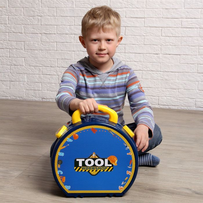 Игровой модуль "Юный слесарь", с механической дрелью, 25 элементов