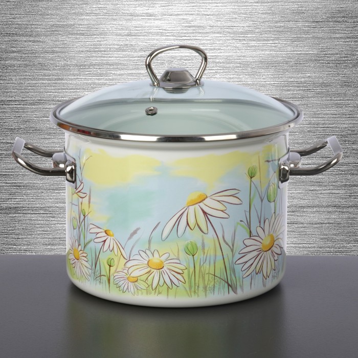 Набор кастрюль "Нежность", 3 шт: 2 л, 3 л, 5,5 л