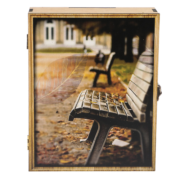 Ключница "Скамья" 20х25х6 см