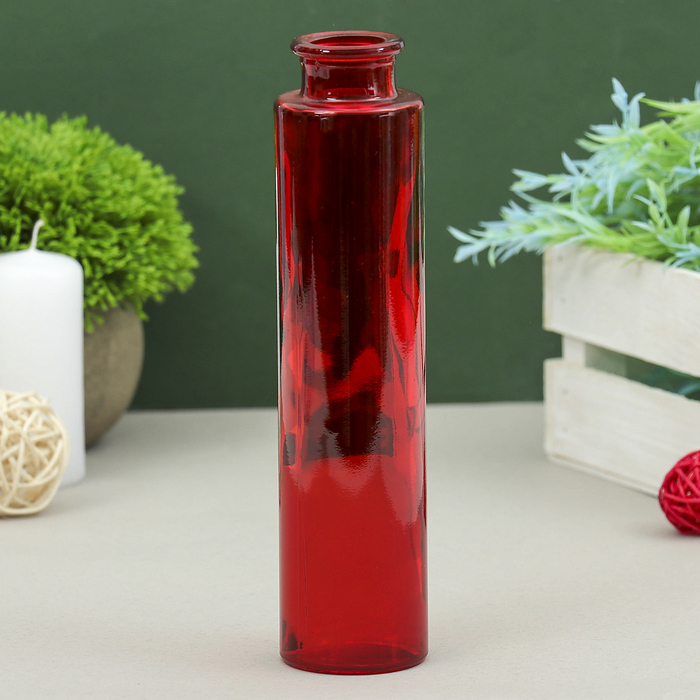 Ваза "Флинт" рубин