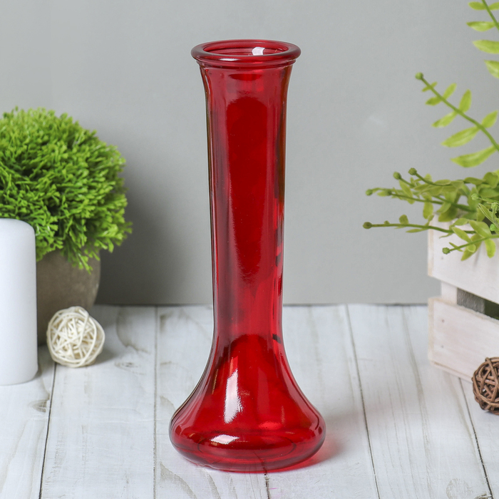 Ваза "Флок" рубин