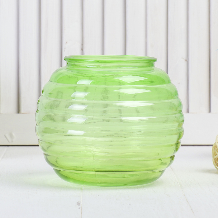 Ваза "Зара" зелёная, 1,8 л