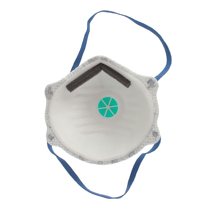 Полумаска фильтрующая DOG 3312-1 FFP2 NR (угольный фильтр) с клапаном