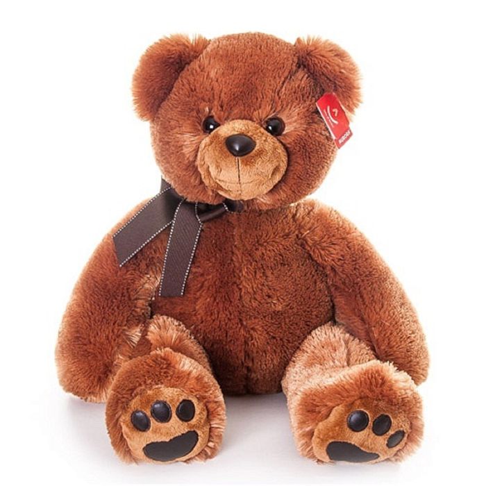 Мягкая игрушка "Медведь", цвет тёмно-коричневый