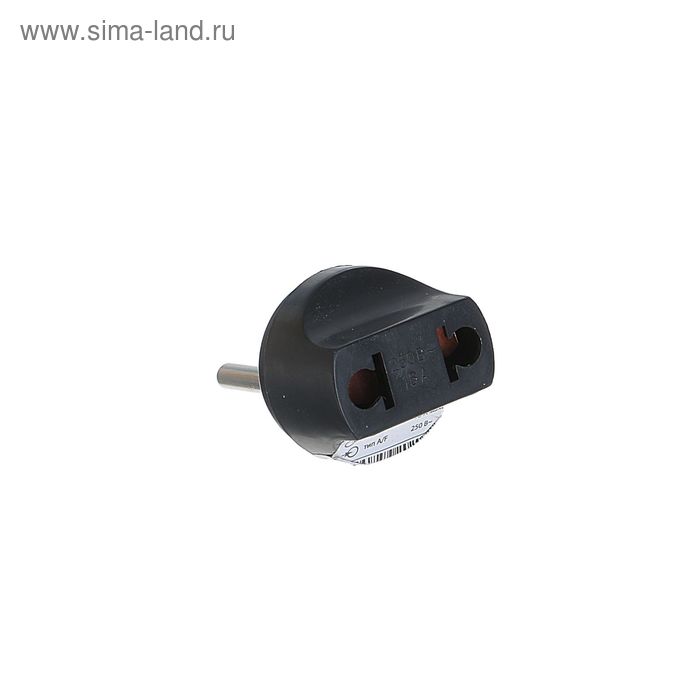 

Переходник TDM, 16 A, 250 В, тип С1-В - тип A/F, круглый, черный