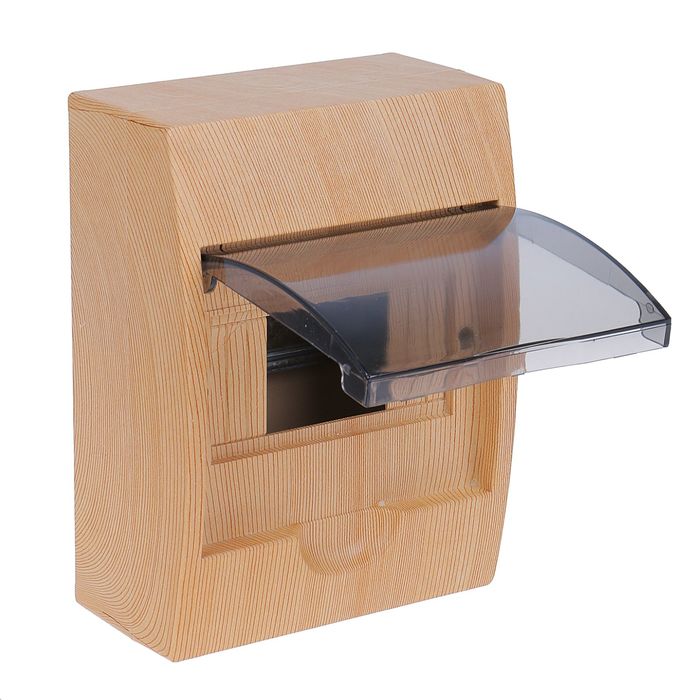 Щит TDM ЩРН-П-6 модулей, IP41, навесной, пластик, цвет сосна, SQ0901-0013