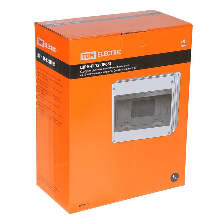 Щит TDM ЩРН-П-12 модулей, IP65, навесной, пластик, SQ0908-0003