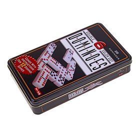 

Домино сувенирное Double colour dot, 28 костей, в металлической коробке, УЦЕНКА (мятая упаковка)