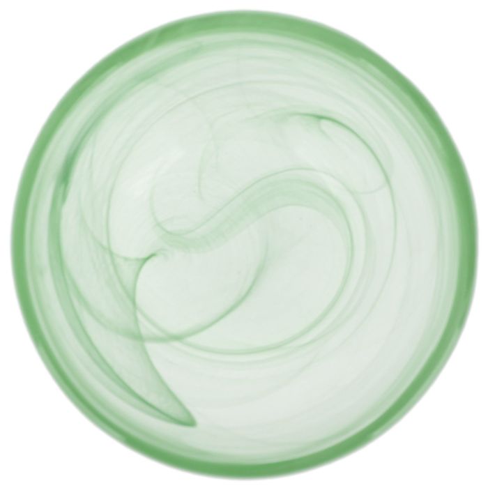 Салатник 600 мл "Оливия", 15 см, алебастр, цвет зеленый