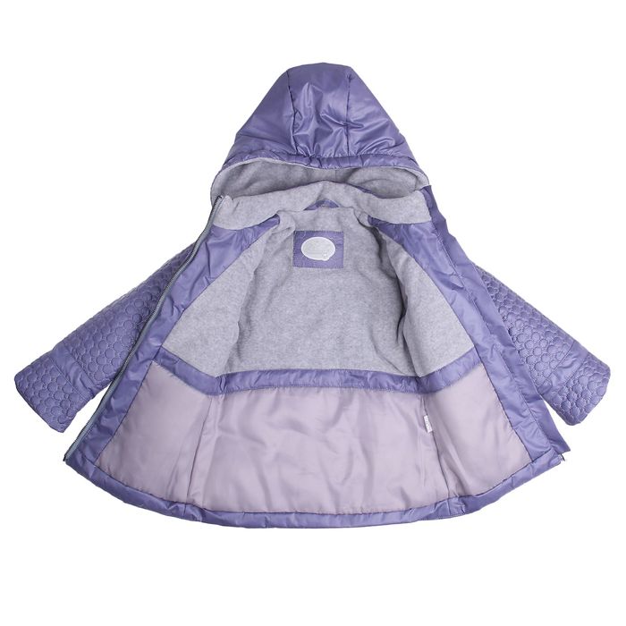 Куртка для девочки, рост 116 см, цвет серо-голубой (арт. 2050-1)