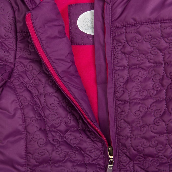 Куртка для девочки, рост 104 см, цвет фиолетовый (арт. 2051-2)