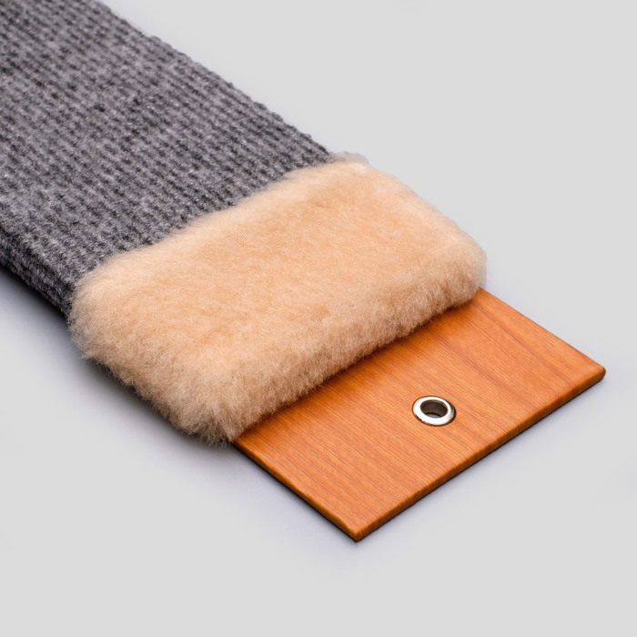 Когтеточка ковролиновая, средняя 55x11 см микс цветов