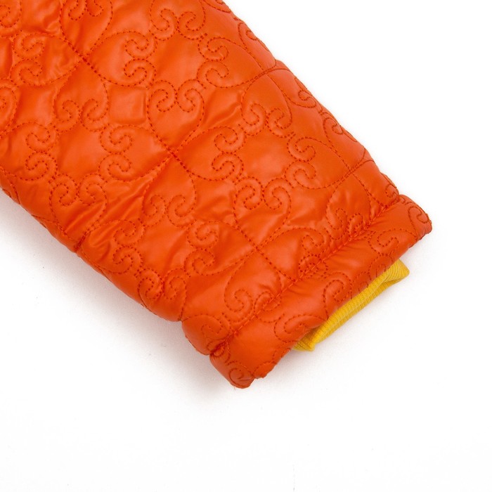 Куртка для девочки, рост 80 см, цвет оранжевый (арт. 2051-1)